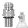 Soda Cylinder Valve Electroplating Brass CO2 Valve Adapter for M18x1.5