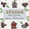 Comfy Hour Farmhouse Collection 8" Decorative Squirrel Holding A Plate