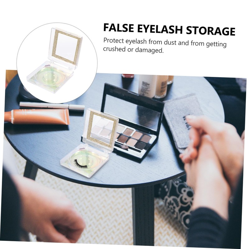 MERRYHAPY Unique Design Eyelash Case 6pcs Lash Storage Box for