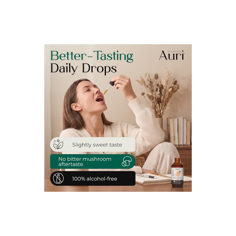 Auri Elixir Lquido De Melena De Len Suplementos Cerebrales Para