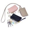 Genuine Leather Key Coin Case Neck Multi-functional Mini Wallet for