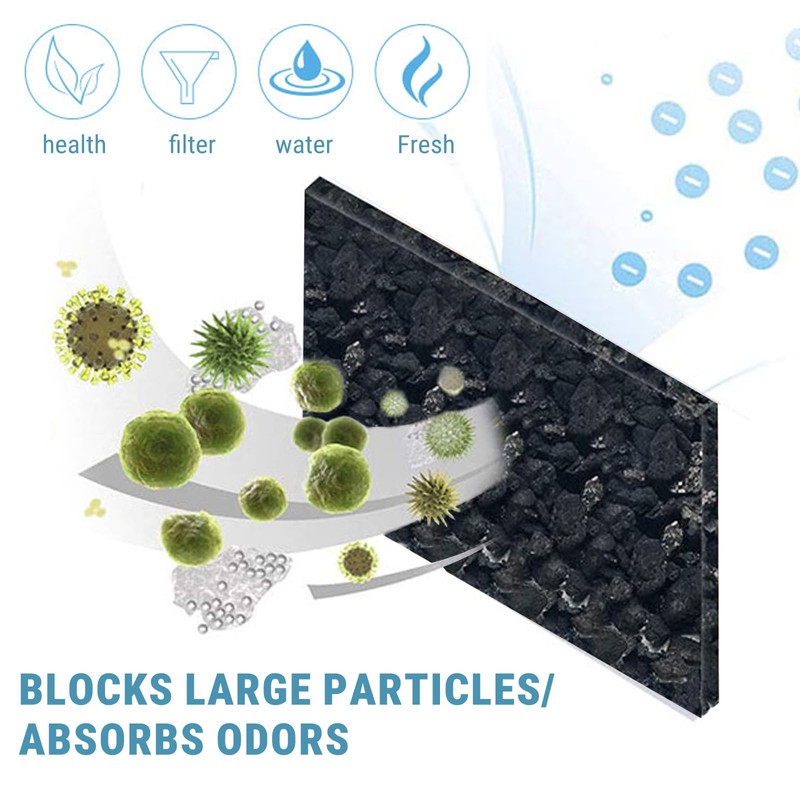 Uadme Carbon Filter, Carbon Sponge Filter Pad Kitchen Compost Bins