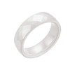 PAURO Women's Classic Engagement Wedding Band Rings Ceramic, Metal