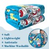 Space Blanket Throw Blanket Glow in The Dark Blankets Birthday