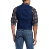 Wrangler Mens Unlined Denim Outerwear Vests, Denim, X-Large US