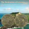 20 Pcs Military Veteran Challenge Coin Bulk with Eagle Pattern