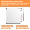 Senzeal Passenger Side Heated Mirror Upper Tow Mirror Glass Replacement