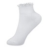 Joyingtwo Womens Ankle Casual Socks Lace Ruffle Low Cut Knit