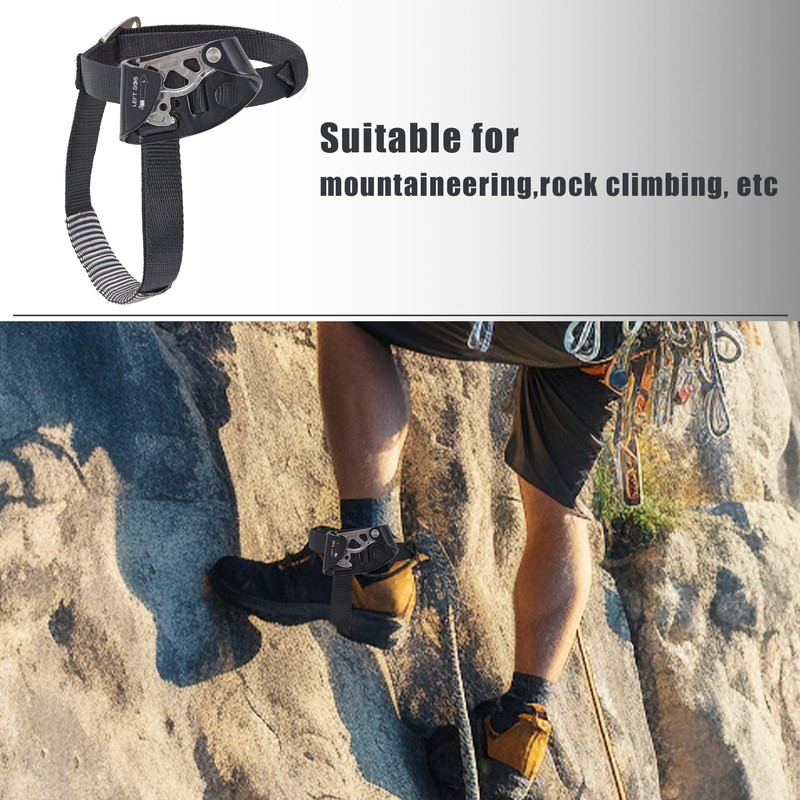 Climbing Clamp Climbing Foot Lift Right and Left for Mountaineering,