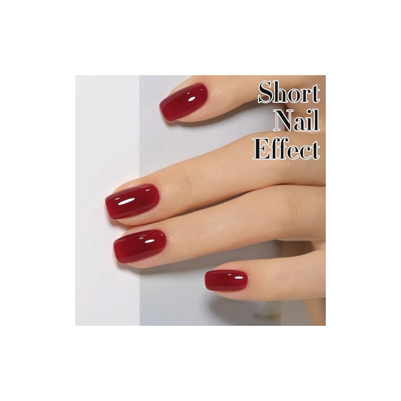 Double Rhythm Translucent Gel Polish Sheer Neutral Natural Light Milky