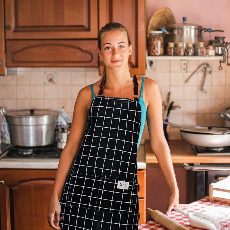 Apron for Women PVC Apron Waterproof Apron Cooking Apron Chefs