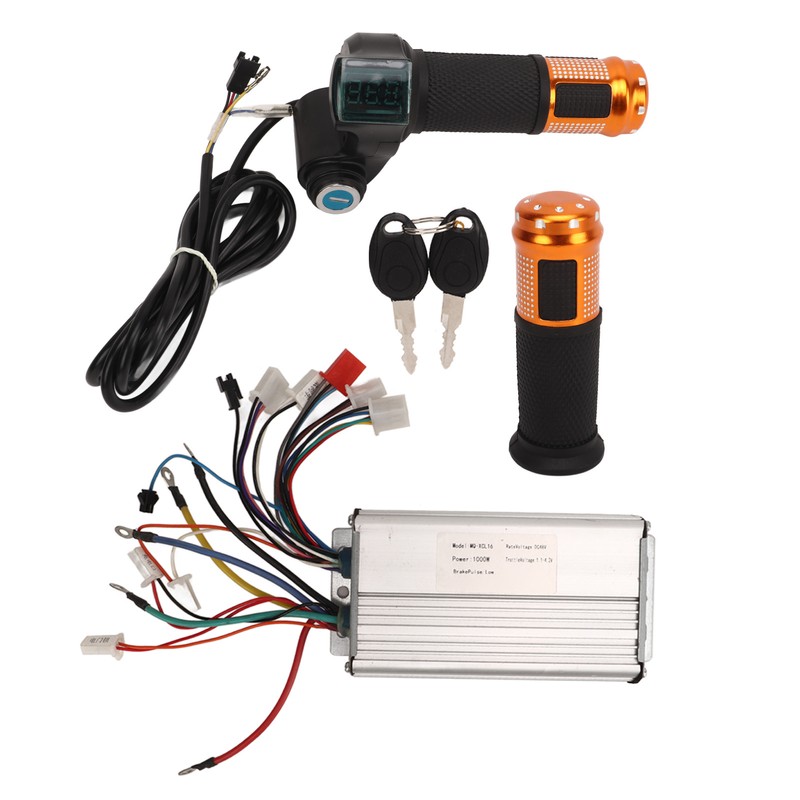 48V 1000W Brushless Controller Electric Bike Conversion Kit Gold Universal