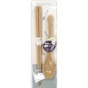 Aoba 543343 Antibacterial Chopsticks and Antibacterial Spoon Set, Beige, Dishwasher