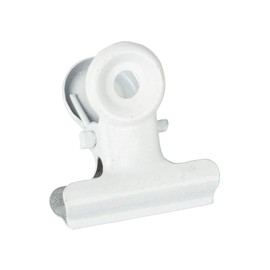 JAM PAPER - Clips de metal para bulldog (tamaño pequeño, 22 mm, 25 unidades), color blanco