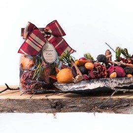 Aromatique Cinnamon Cider Scented Potpourri Bag 14oz - Decorative Home Fragrance Sachet Dried Flowers, Long Lasting Room Air Freshener Deodorizer Perfect Fall Decoration or Catchall Bowl Filler Decor