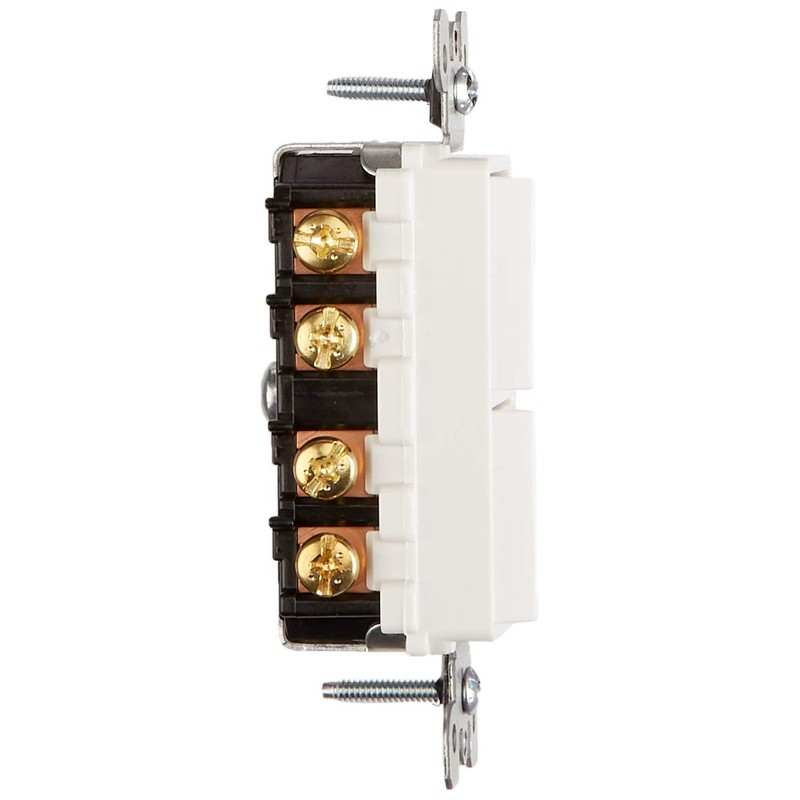 Leviton 5643-W 15 Amp, 120/277 Volt, Decora Brand Style 3-Way