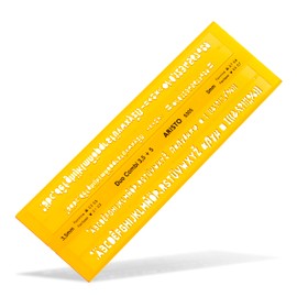 Aristo AR5305 ISO Standard Lettering Stencil 0.35/0.5 mm