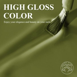 Imtiti Forest Green Gel Nail Polish, 1Pcs Sage Green Gel Polish Soak Off UV LED Gel Polish, Long Lasting, Nail Art Manicure Salon DIY at Home for Autumn and Winter (0.34 Fl Oz-1910)