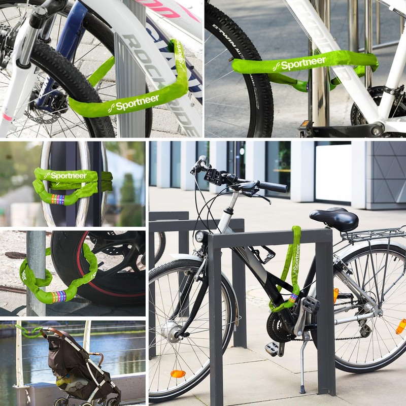 Sportneer Bicycle Lock Combination Lock with Numbers and High Security
