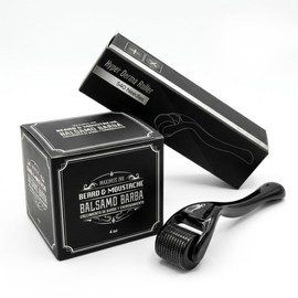 Kit Maximus Inc 1 Blsamo para Barba y 1 Dermaroller  Frmula con Bergamota y Biotina  Tratamiento para Cuidado y Fortalecimiento de la Barba  Ideal... 