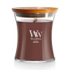 WoodWick Medium Hourglass Redwood Candle 10oz Fragranced Jar with Wooden