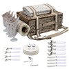 Picnic Basket Set for 4 with Insulated Liner and Waterproof