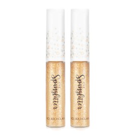 Holika Holika Eye Spangle Glitter Shadow, 02 Champagne Parts, 2 Pieces / 홀리카홀리카 아이 스팽글리터 섀도우, 02 샴페인파츠, 2개