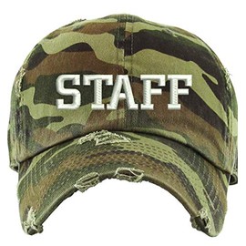 ALLNTRENDS Adult Dad Hat Staff Cap Embroidered Cool Guard Embroidery Gift (Camo)
