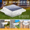 KEENZO Solar Gutter Lights - Bright Solar Powered led Fence