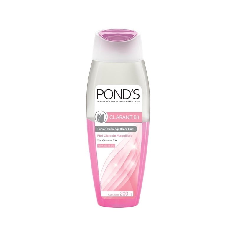 Loción Facial Desmaquillante Dual Ponds Clarant B3 200 ml