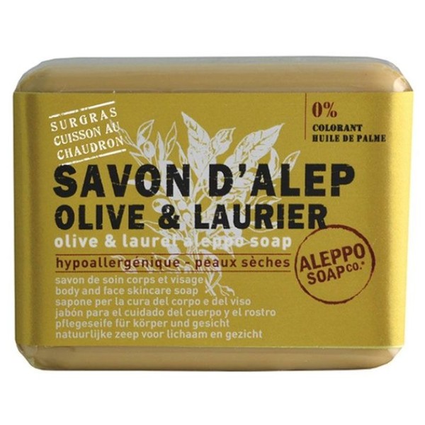 Tade Tadé Savon Alep Olive et Laurier, 100 g