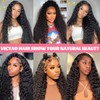 Deep Wave Lace Front Wigs Human Hair 200% Density HD