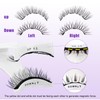 Magnetic Eyelashes Natural Look 4 Pairs Magnetic Lashes with Applicator
