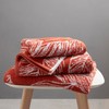 Fusion - Terracotta Leaf Hand Towel (50 x 90cm) -
