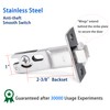 Dontay 2 Pack Pocket Door Lock with Key, Contemporary Entrance