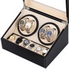 J&T Technology Automatic Watch Winder,4+6 Automatic Watch Winder Storage Display