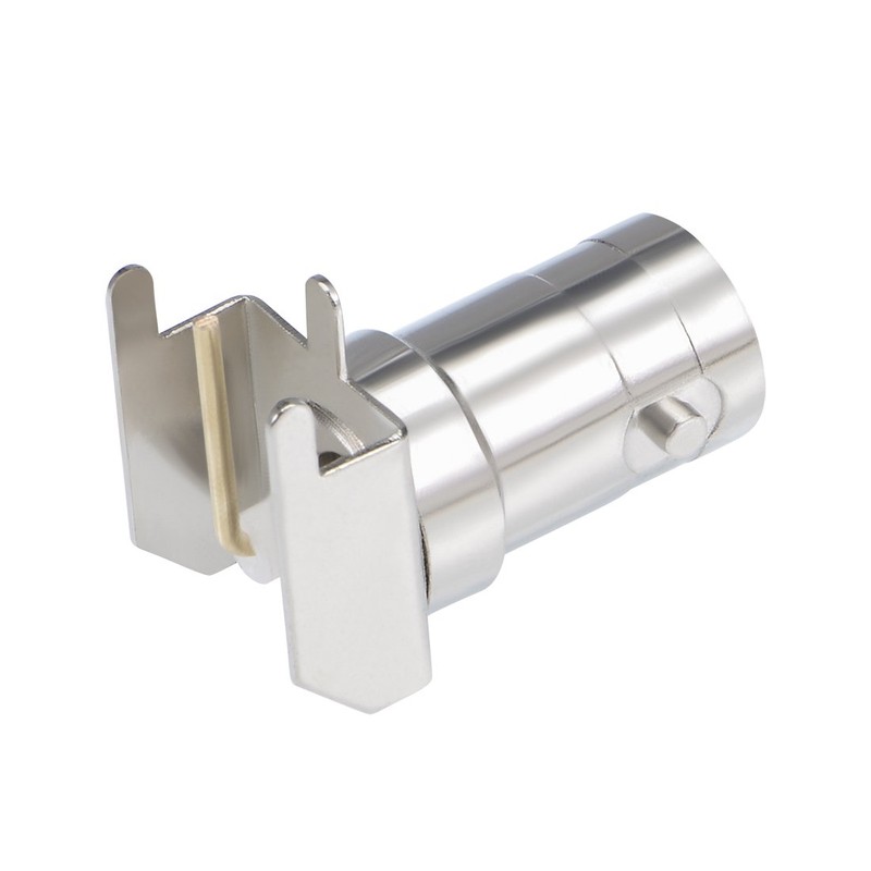 sourcing map 6 Pieces Welding BNC Female Right Angle Adapter