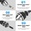 Front Right CV Axle for Can-Am Maverick 1000 XMR, Maverick
