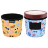 2 Pack Beach Style Pattern Print Size Ice Cream Sleeves
