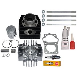 TOP NOTCH PARTS PISTON RINGS CYLINDER GASKET TOP KIT SET SUZUKI JR 50 JR50 1978 1979 1980 1981 1982 1983 1984 BRAND NEW