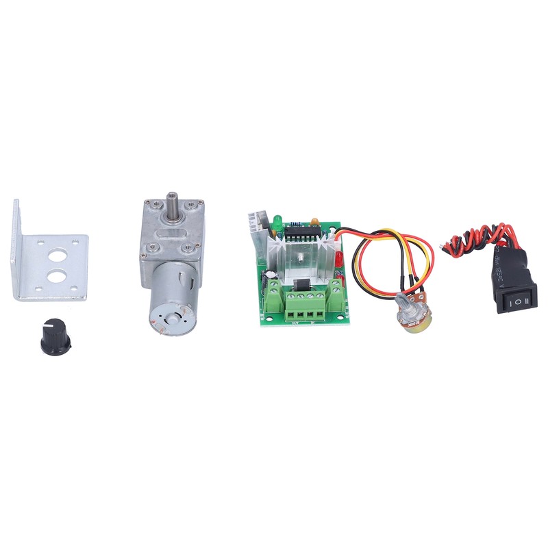DC 24V Worm Gear Motor with Governor High Torsion Mini