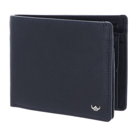 Golden Head Capri RFID Protection Leather Wallet 12.5 cm, Blue, Standard size