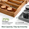 keechee 6-Piece Bamboo Drawer Organizer Set, 2.2" Deep | Multi-Use