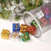 GZGXKJ 96pcs Decorations 2.5cm Mini Boxes Christmas Tree Hanging Decorations