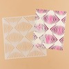 12Pcs/Set Painting Template Set,6x6inch Plastic Stencil for Card Making,Reusable Stencil