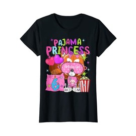 6th Birthday Pajama Party Theme 6 Years Old Birthday Girl T-Shirt