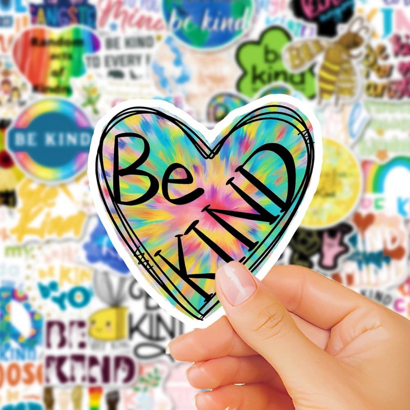 Be Kind Stickers for Laptop(50 Pcs),Gift for Kids Teens Adults