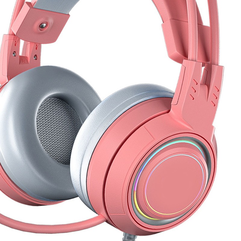 Cat Ear Headphones with Noise Reduction Mic for Girls All