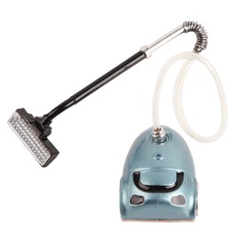 Dollhouse Vacuum Cleaner 1:12 Scale Vivid Details Add Ambience Doll House Accessories for Home Decoration Gifts Sky Blue