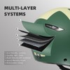 TRIANGLE Open Face Motorcycle Helmet Retro 3/4 Helmets with Clear